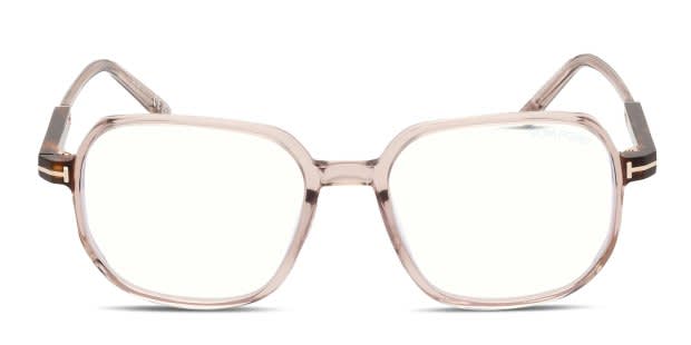 Tom Ford TF5911-B Brown, Clear Prescription Eyeglasses