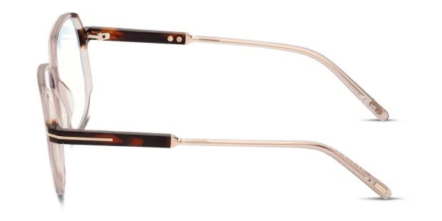 Tom Ford TF5911-B Brown, Clear Prescription Eyeglasses