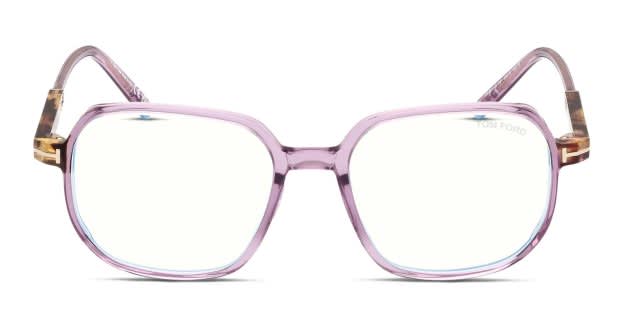 Tom Ford TF5911-B Purple, Clear Prescription Eyeglasses display picture 2