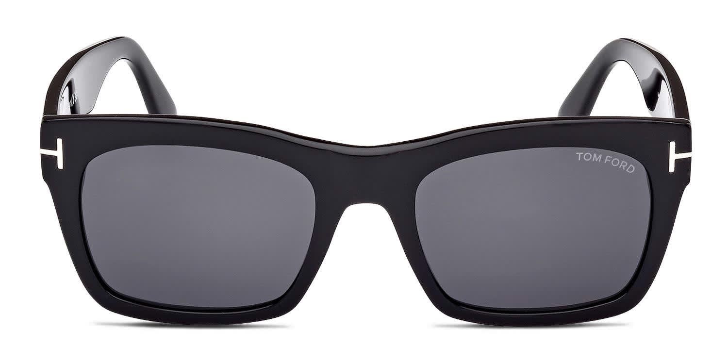 Tom Ford TF1062 Nico-02 Shiny Black glasses - Shiny Black - Frontal View