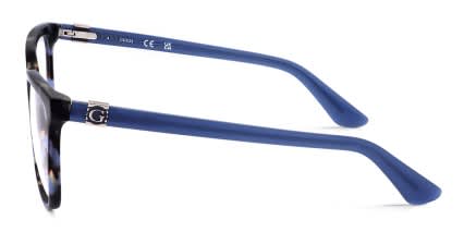Guess GU2937-N Tortoise, Blue glasses - Tortoise / Blue - Side View