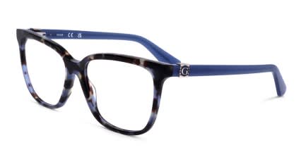 Guess GU2937-N Tortoise, Blue glasses - Tortoise / Blue - Angle View