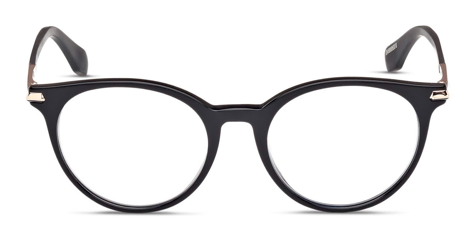 Adidas OR5073 Shiny Black glasses - Shiny Black - Frontal View