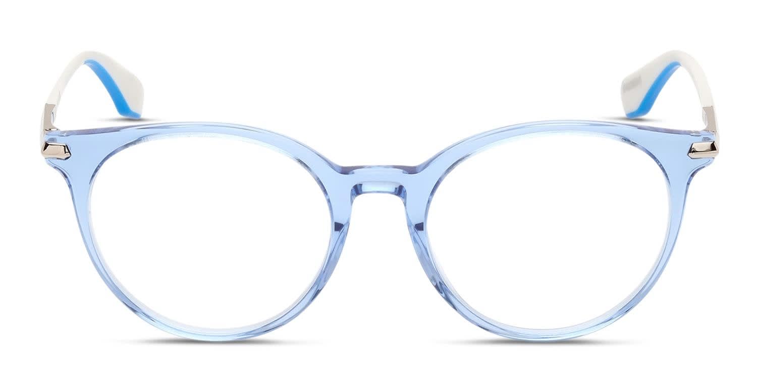 Adidas OR5073 Blue, Clear glasses - Blue / Clear - Frontal View