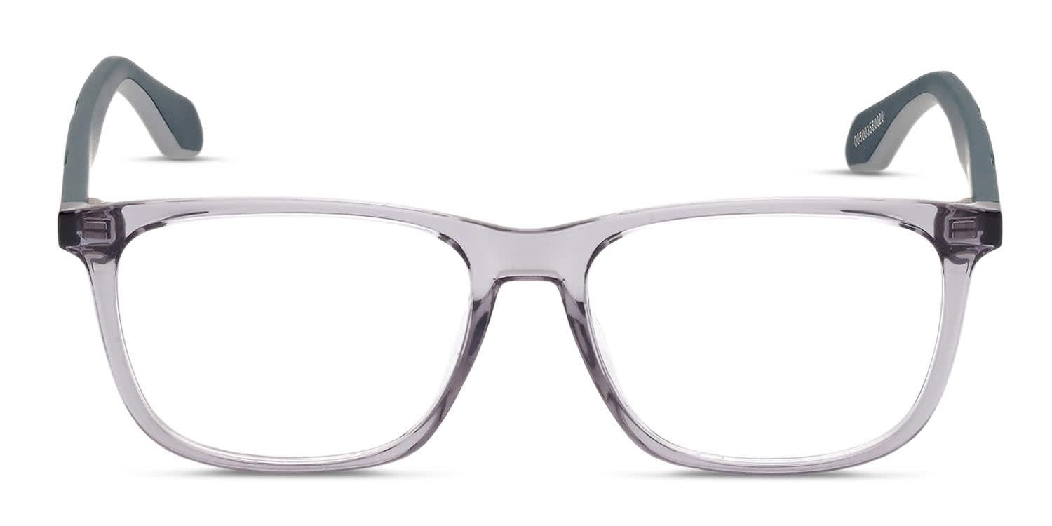Adidas OR5076 Gray, Clear Prescription Eyeglasses