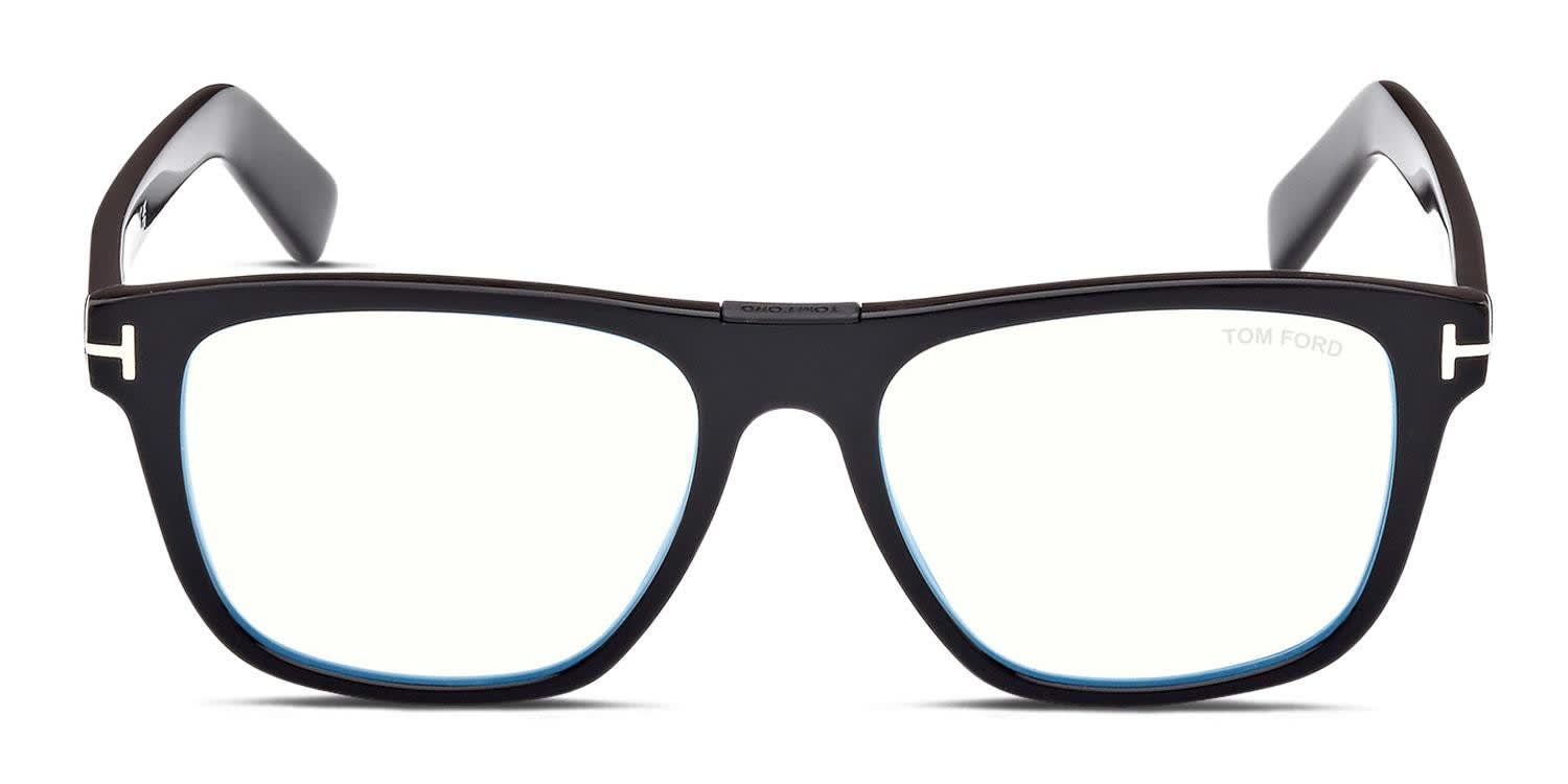 Tom Ford TF5902-B Shiny Black glasses - Shiny Black - Frontal View