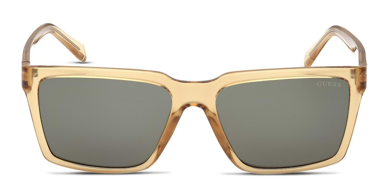 Guess GU00084 Yellow, Clear glasses - Yellow / Clear - Frontal View