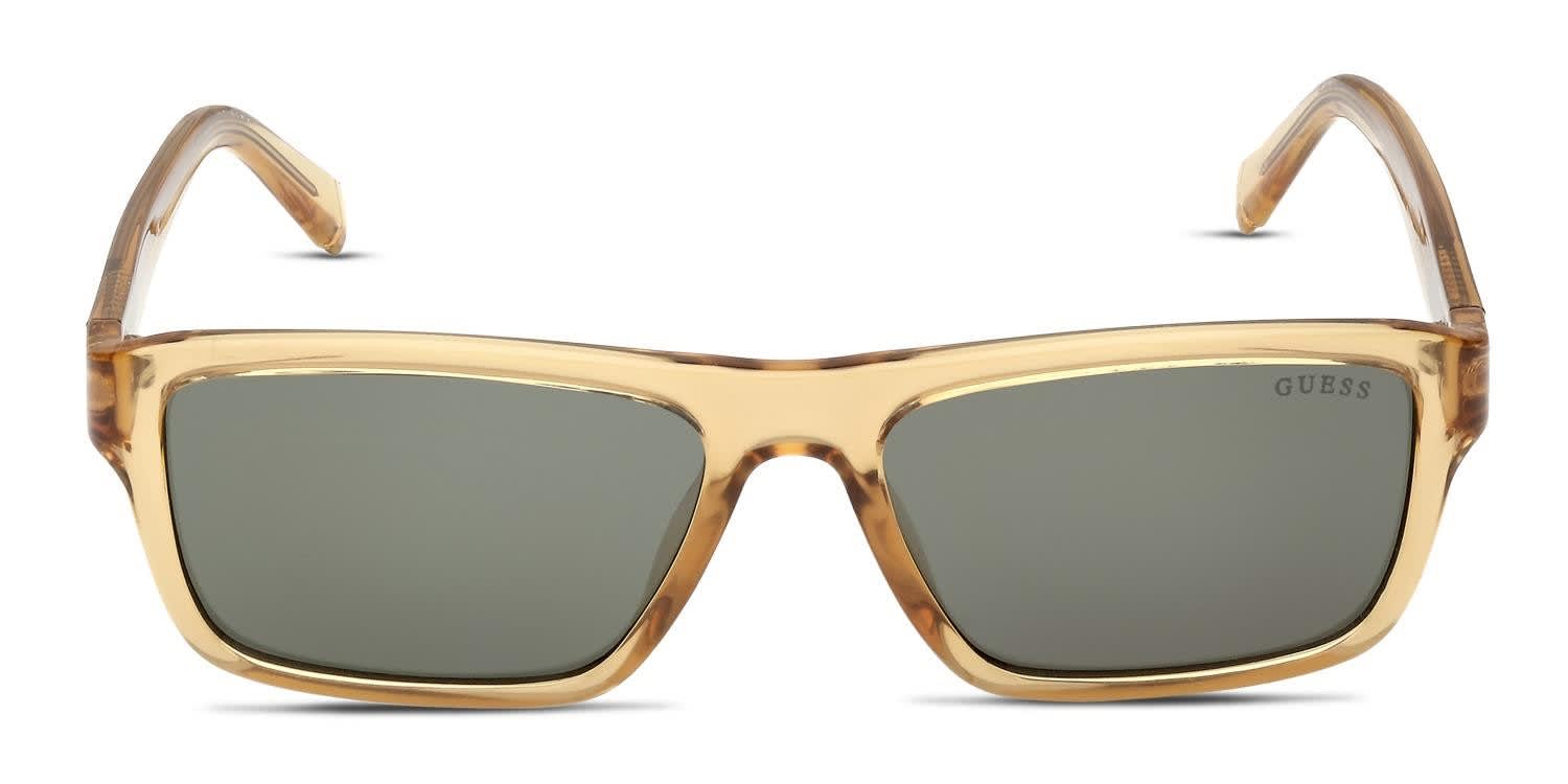Guess GU00085 Yellow, Clear glasses - Yellow / Clear - Frontal View