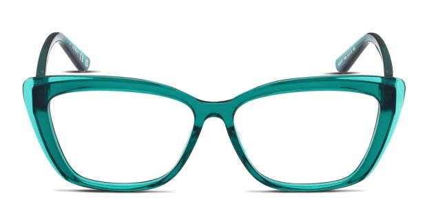 Looking glass Go クリア Guess GU2977 Green Prescription Eyeglasses