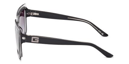 Guess GU7908 Black, Clear glasses - Black / Clear - Side View