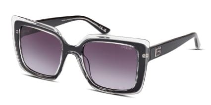 Guess GU7908 Black, Clear glasses - Black / Clear - Angle View