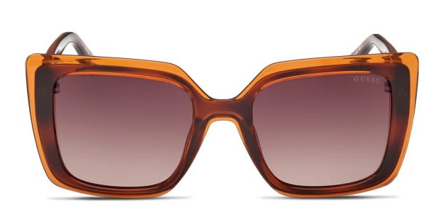 Guess Tortoiseshell and Gold Square Sunglasses Guess GO00033 52F Shield Sunglasses Brown Tortoise Gold  main image 4