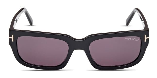 TOM FORD サングラス TF1075 Tom Ford TF1075 Ezra Shiny Black Prescription Sunglasses