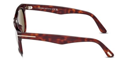 Tom Ford TF1076 Kendel Brown, Tortoise glasses - Brown / Tortoise - Side View