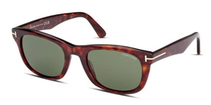 Tom Ford TF1076 Kendel Brown, Tortoise glasses - Brown / Tortoise - Angle View