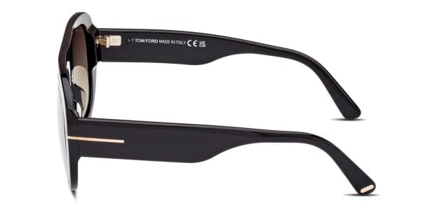 【関税込み】TOM FORD ブラック Cecil サングラス Amazon.com: Sunglasses Tom Ford FT 0628 Cecilio- 02 001