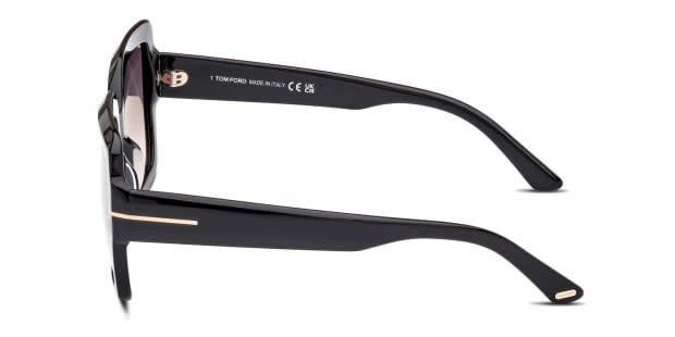 Tom Ford TF1082 Kaya Shiny Black Prescription Sunglasses