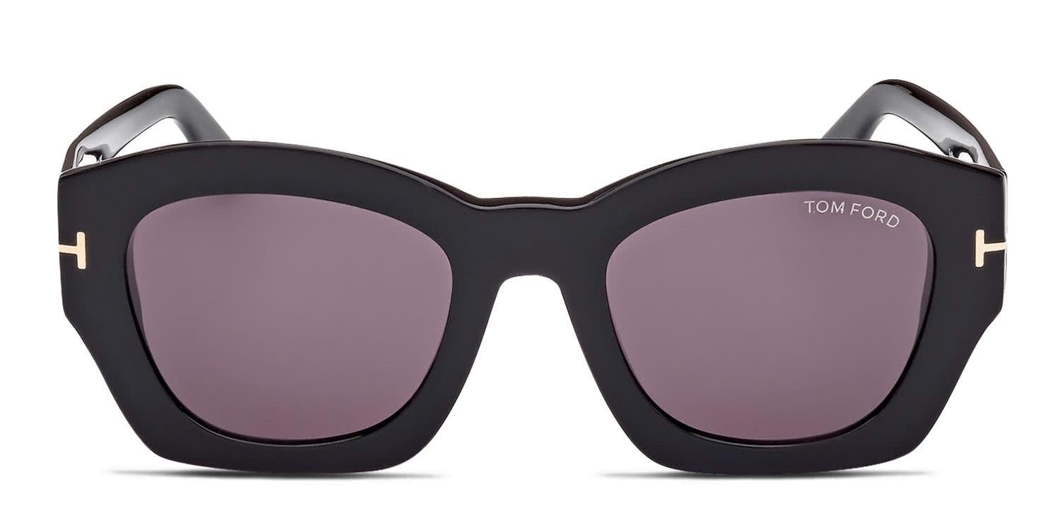 Tom Ford TF1083 Guilliana Shiny Black glasses - Shiny Black - Frontal View