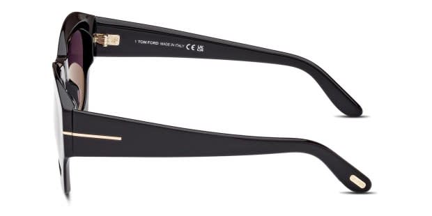Tom Ford TF1083 Guilliana Shiny Black Prescription Sunglasses