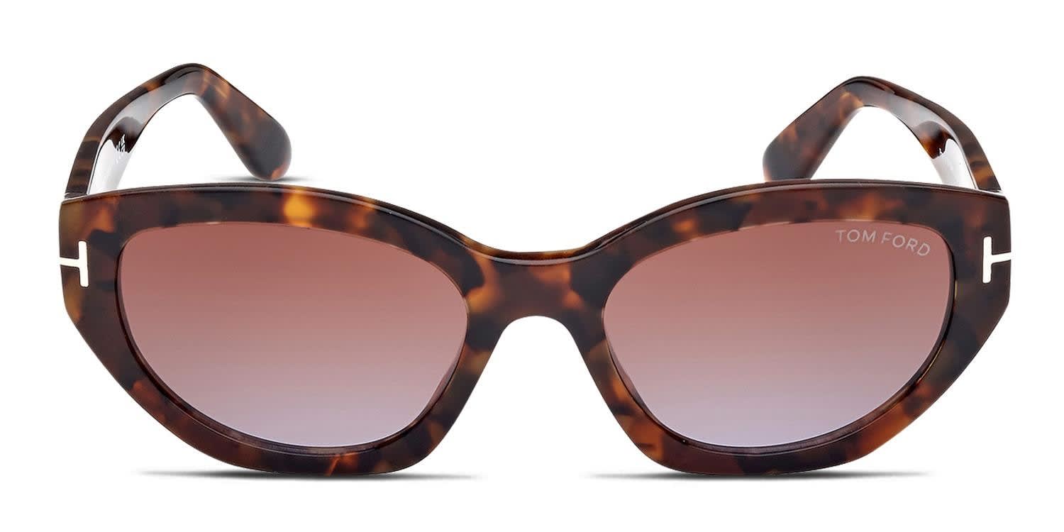 Tom Ford TF1086 Penny Tortoise glasses - Tortoise - Frontal View