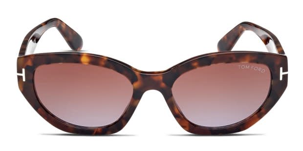 Tom Ford TF1086 Penny Tortoise Prescription Sunglasses display picture 1