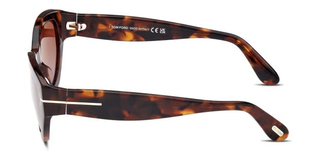 Tom Ford TF1086 Penny Tortoise Prescription Sunglasses display picture 1