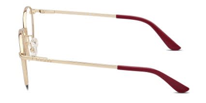 Guess GU2725 Red, Gold glasses - Red / Gold - Side View