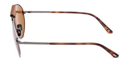 Tom Ford TF1095 Ken Gunmetal glasses - Gunmetal - Side View