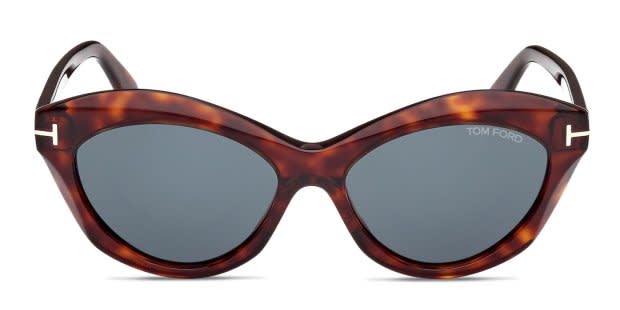 Tom Ford Tortoise Cat-Eye Sunglasses Tom Ford NIKITA Cat Eye TF173 56J Havana Brown Sunglasses  main image 2