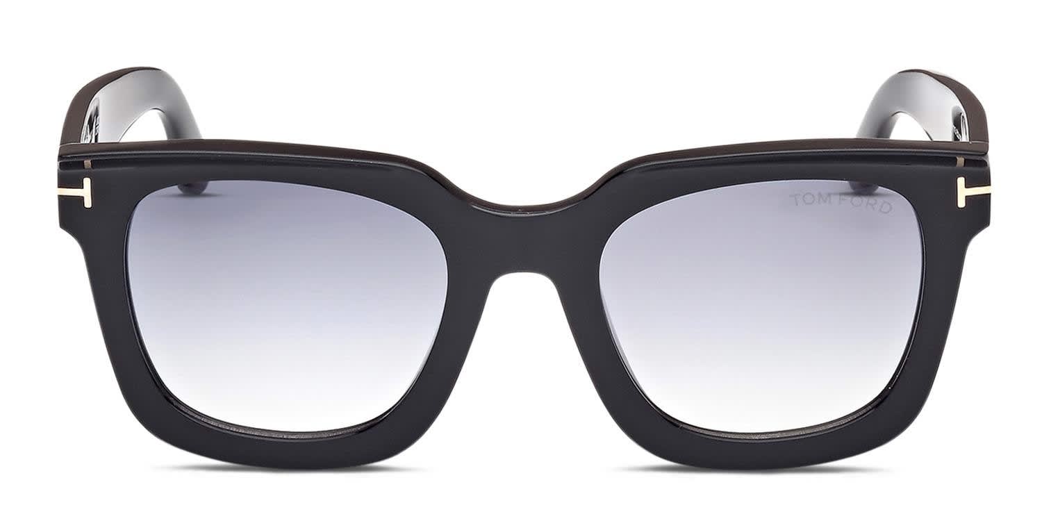 Tom Ford TF1115 Leigh-02 Shiny Black glasses - Shiny Black - Frontal View