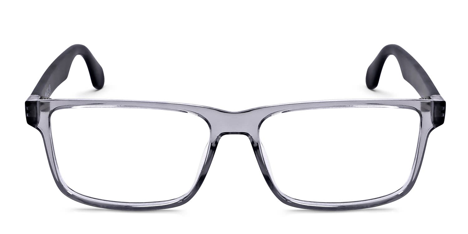 Adidas OR5087 Gray, Clear glasses - Gray / Clear - Frontal View