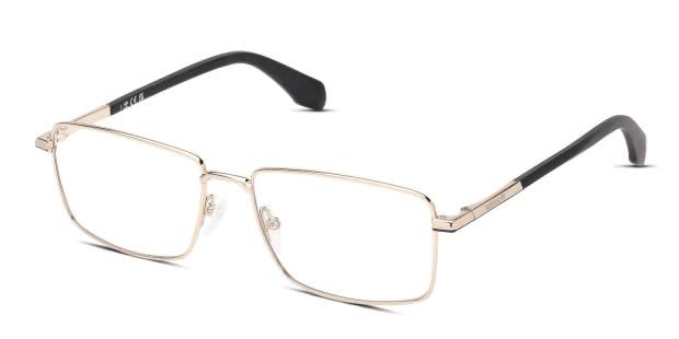 メガネ Adidas Eyeglass Frame OR5024 Double Bridge Gold Adidas OR5024 028 Gold Black Aviator Metal Optical