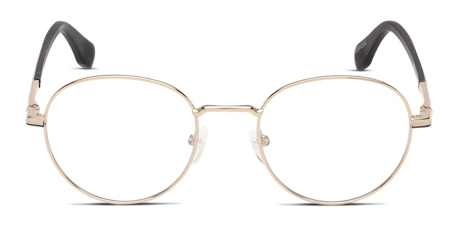 Quay Jezabell Texture Gold Eyeglasses | Includes FREE Rx Lenses