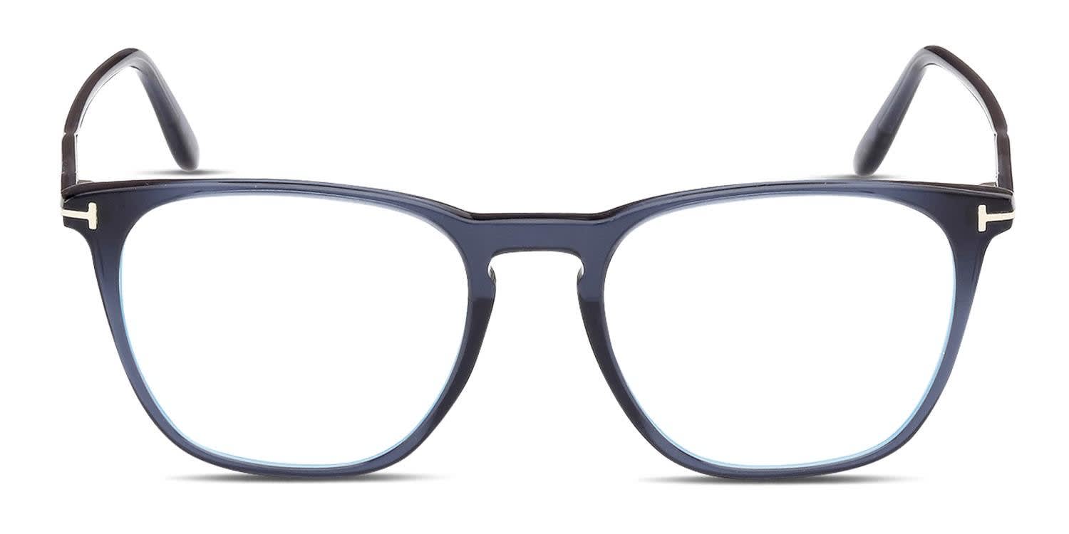 Tom Ford TF5937-B Blue glasses - Blue - Frontal View