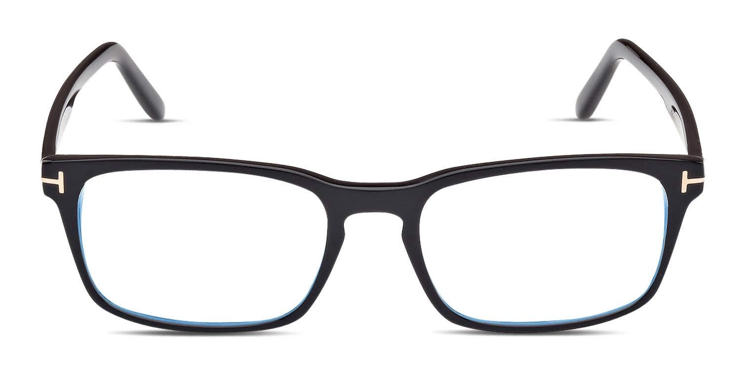Tom Ford TF5938-B Shiny Black glasses - Shiny Black - Frontal View