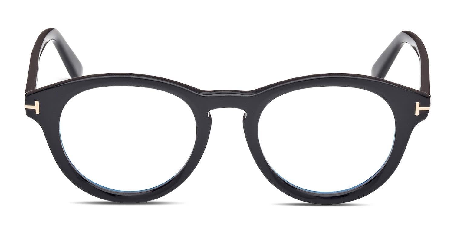 Tom Ford TF5940-B Shiny Black glasses - Shiny Black - Frontal View