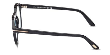 Tom Ford TF5940-B Shiny Black glasses - Shiny Black - Side View