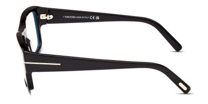 Tom Ford TF5941-B Shiny Black glasses - Shiny Black - Side View