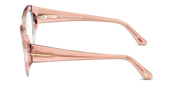 Tom Ford TF5950-B Pink, Clear Prescription Eyeglasses display picture 1