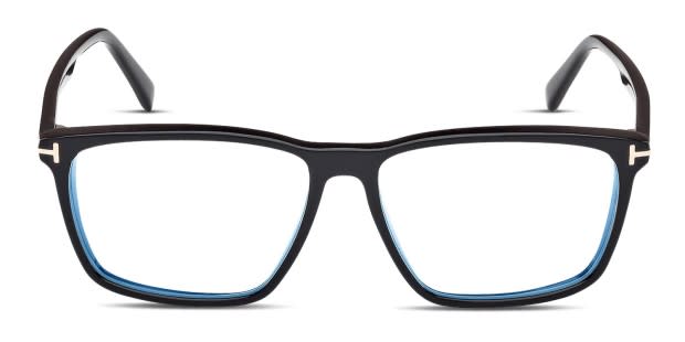 メガネ TOM FORD Tom Ford - FT5989-B - 001 (FT5989 B 55001 001) Tom Ford FT5989-B_55001 Optical Frame 001 Shiny Black - eye