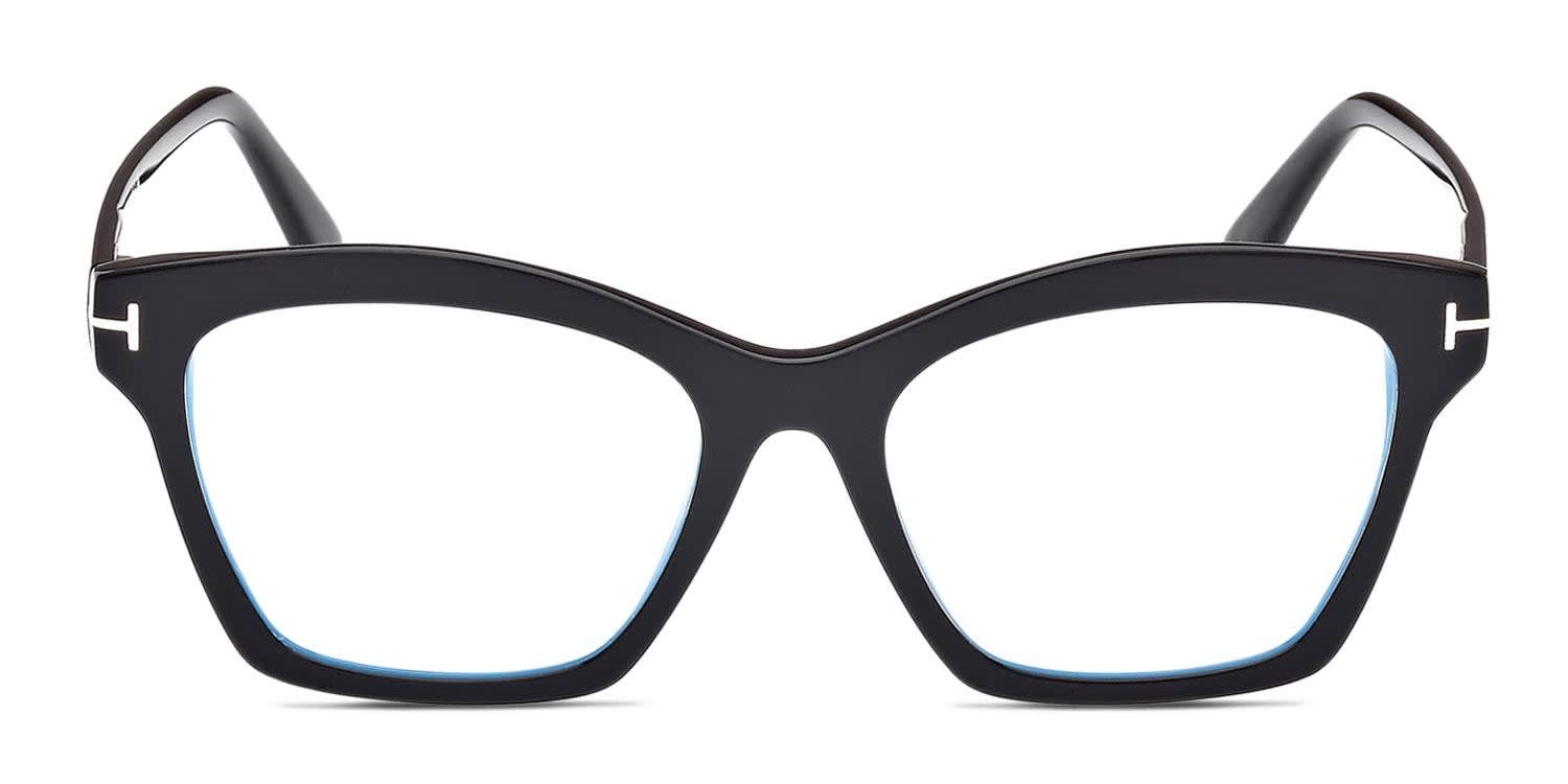 Tom Ford TF5965-B Shiny Black glasses - Shiny Black - Frontal View