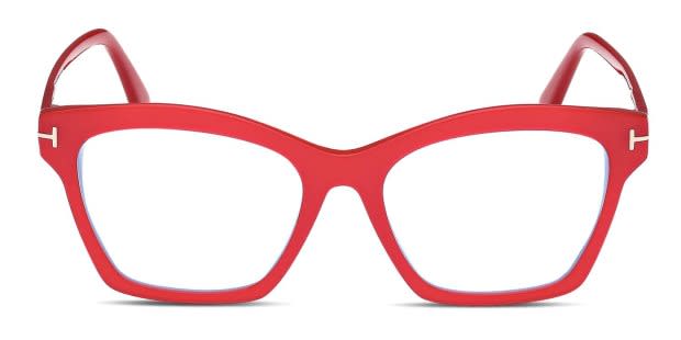 Tom Ford TF5965-B Red Prescription Eyeglasses display picture 1