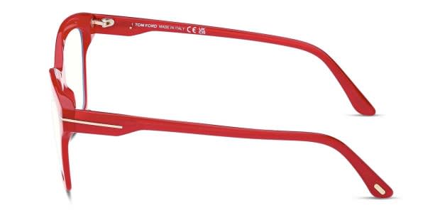 Tom Ford TF5965-B Red Prescription Eyeglasses display picture 2