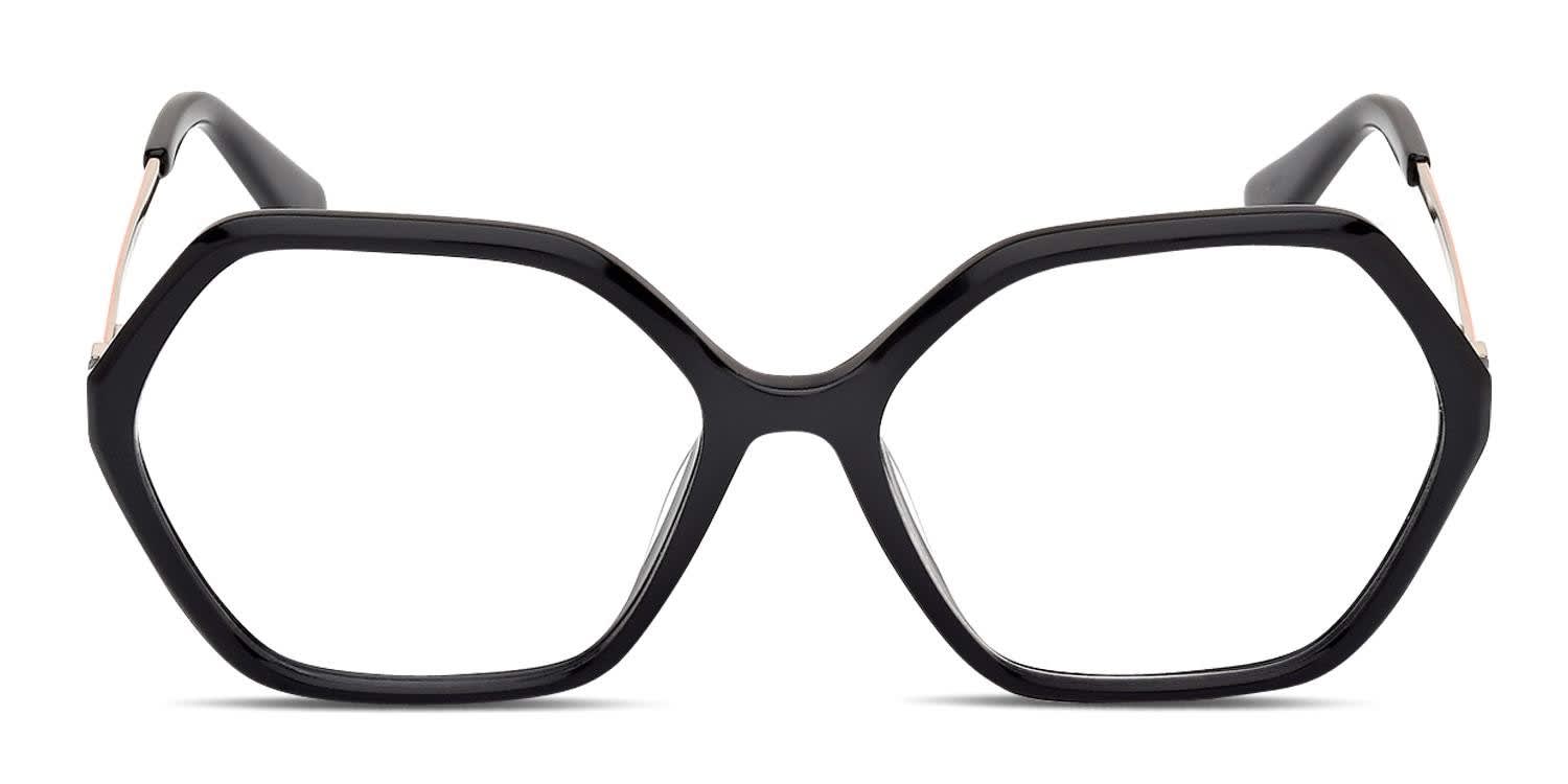 Guess GU50149 Shiny Black glasses - Shiny Black - Frontal View