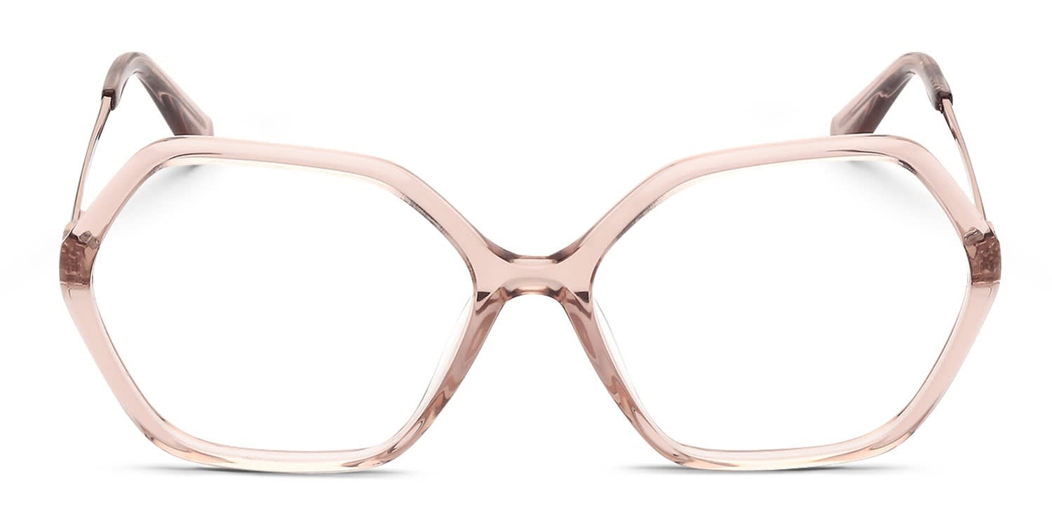 Guess GU50149 Beige glasses - Beige - Frontal View