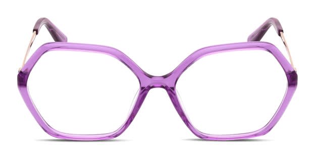 Guess GU50149 Purple Prescription Eyeglasses display picture 1