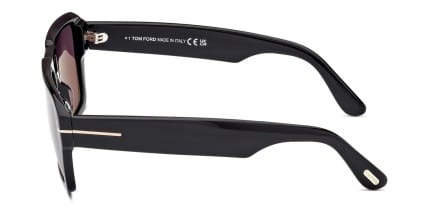 Tom Ford TF1153 Redford Shiny Black glasses - Shiny Black - Side View