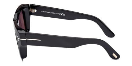Tom Ford TF1154 Ilias Shiny Black glasses - Shiny Black - Side View