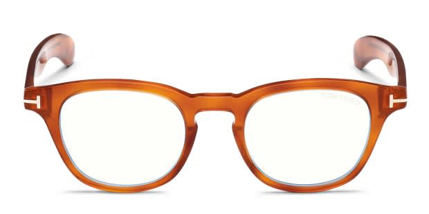 Tom Ford TF5976-B Tortoise, Orange Prescription Eyeglasses