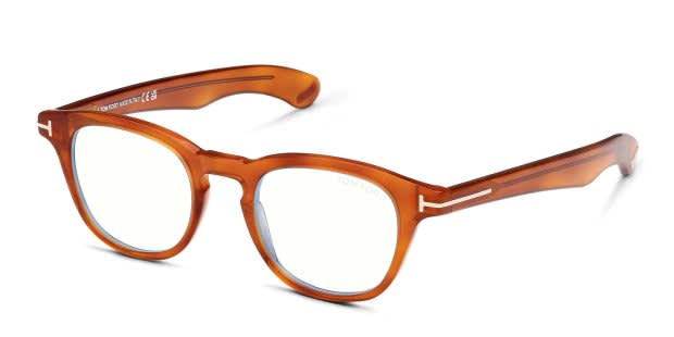 Tom Ford TF5976-B Tortoise, Orange Prescription Eyeglasses